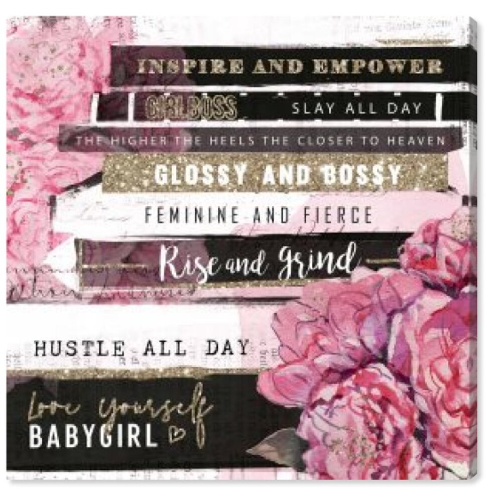 bebe "Boss Lady" Canvas Wall Art